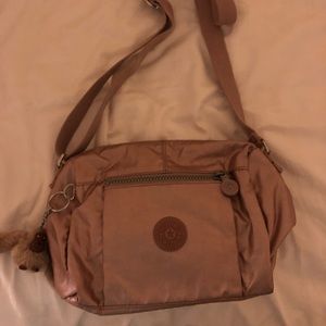 Kipling Rose gold pink crossbody